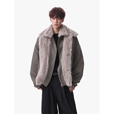 主推冬季假两件座山雕加厚外套潮加厚棉衣XZ102B-1M816-P145，男装棉衣，星座102B-1