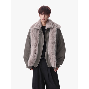 主推冬季假两件座山雕加厚外套潮加厚棉衣XZ102B-1M816-P145图片