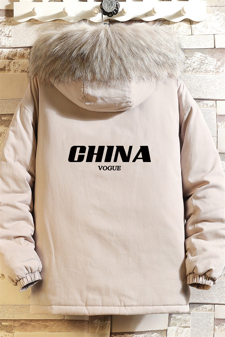 MM48001-P130冬季大毛领衣男士大码加厚袄男服砖墙挂拍,男装棉衣,电商A040A