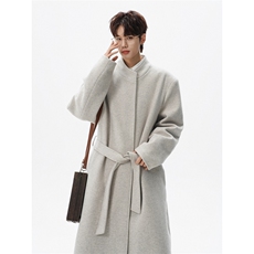 毛呢大衣男加棉中长款韩系立领呢子风衣外套星座812-F803-P128，男装风衣，星座812