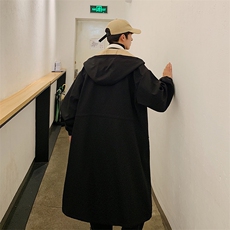 4W件长年大货冲锋风衣男中长款大衣男F996薄P95加棉P115港风C，男装风衣，星座401