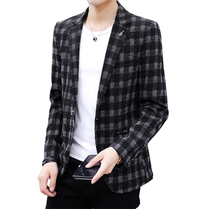 秋装新款男士休闲西服小西装外套商务秋季便服单西A112-X15-P85图片
