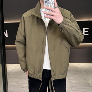 户外夹克男立领纯色上衣冲锋衣外套DSA157B-JK7822-P60图片