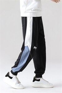 7XL-M休闲运动卫裤男2023春季新款拼色长裤休闲裤学生加肥加大码图片