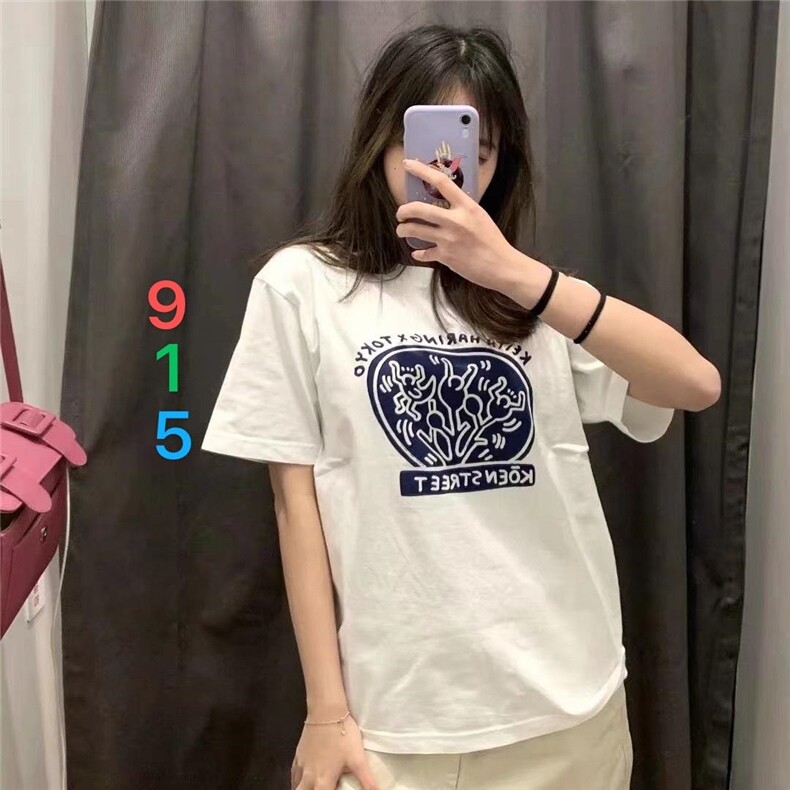 夏季新品短袖T恤,女装T恤,木橙紫 MC·Z