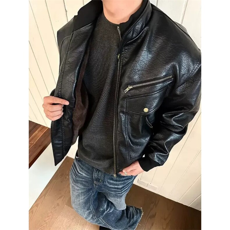 【现货】DMF2269-特批128自制原版皮衣高品质外套非揭阳货,男装皮衣,星座603-2