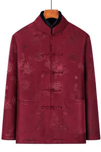 风情侣唐装男女可脱卸羽绒服90白鸭绒中老年冬羽绒服唐装外套图片