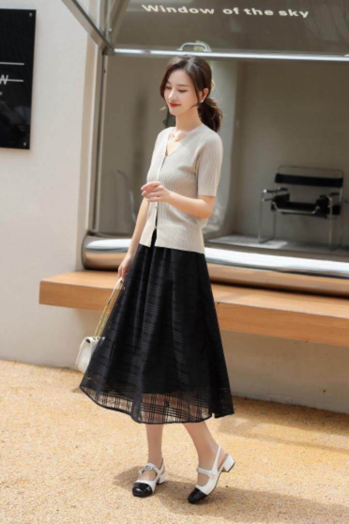 【现货】冰丝针织套装，女装职业装，艾依佳人