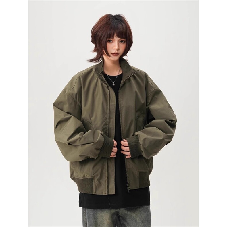 1506-1/G77050/P52美式cleanfit短款工装夹克男秋季廓形冲锋衣图片