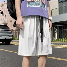 休闲运动裤男百搭短裤男2023新款中裤子宽松五分裤515-特批20,男装休闲裤,星座718-1