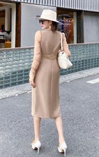 蕾丝袖连衣裙，女装连衣裙，斯瑞威