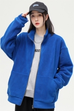 奥粒绒外套基础纯色休闲百搭开衫立领卫衣男女同款EY-3662-P85，女装短外套，电商B306