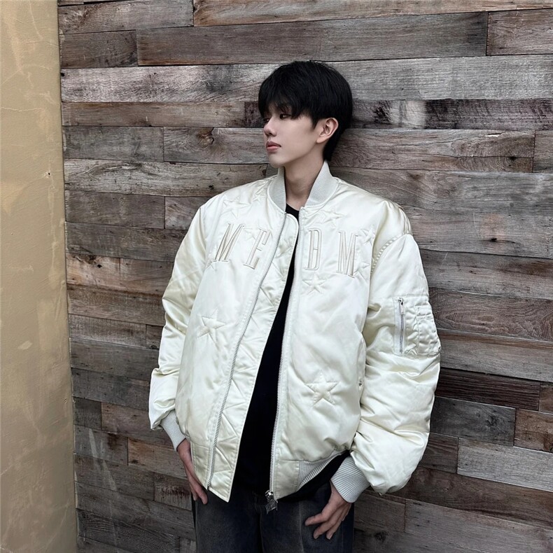 棉衣飞行美式夹克短款外套棉服冬季加厚潮牌棒球D328-YY17-P145,男装夹克,电商D328