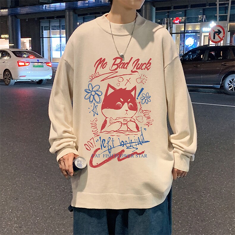 M18226-P45加绒款-P65半高领毛衣男士大码针织衫男毛线衣男,男装针织衫/毛衣,电商A040