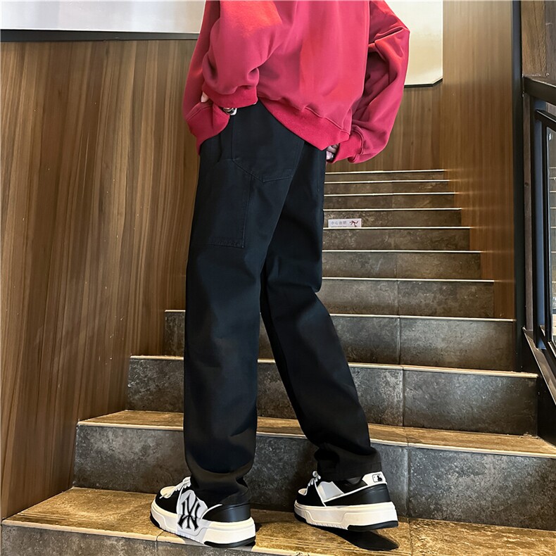 k1075-p48-控68现货宽松拉链cleanfit牛仔裤马丁靴黑暗,男装牛仔裤,星座116