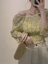 韩系两穿小花上衣，其它，驿谷