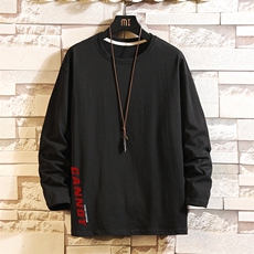TX3102-P25纯长袖t恤男大码圆领打底衫体恤上衣服砖墙挂拍，男装T恤，电商A040A