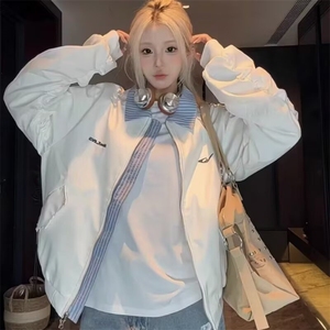 现货DJK532-批65美式复古刺绣棒球服外套男女秋季夹克图片