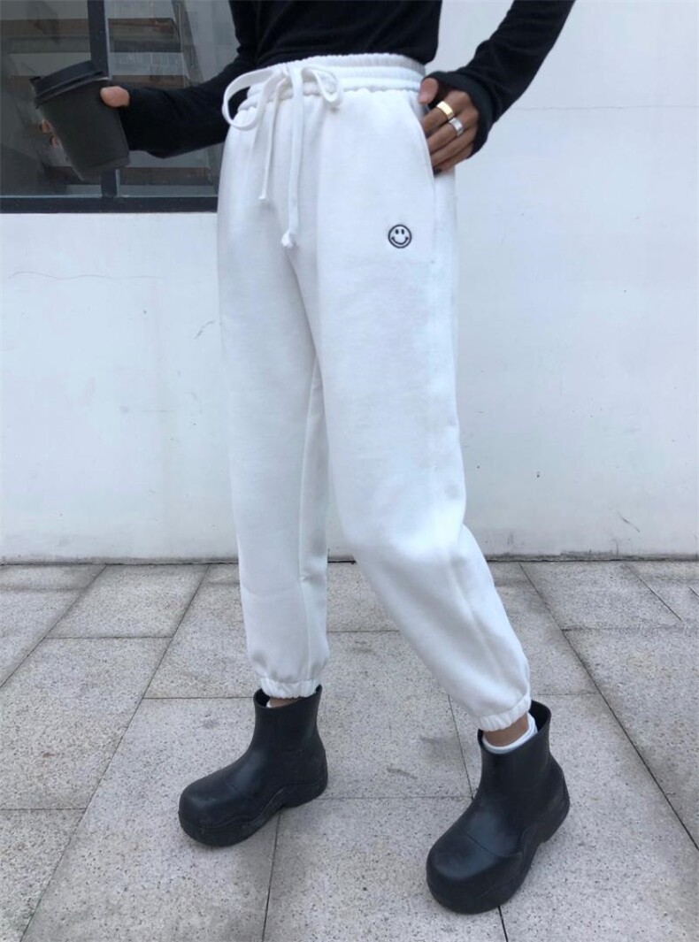 冬加绒卫裤，女装休闲裤，DCXY 超越