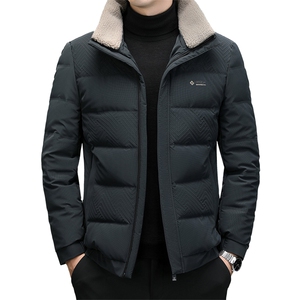 秋冬羽绒服男加厚保暖白鸭绒潮服毛领可脱卸休闲时尚中青年外套图片