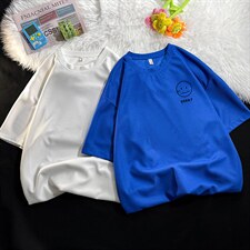 HT73072-P22华夫格t恤男短袖男大码五分袖毛毯，男装T恤，电商A040