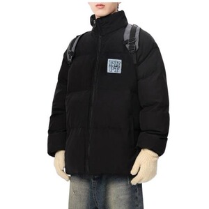魔术贴立领羽绒棉服男女冬新款加厚学生情侣面包服棉袄TT666P75