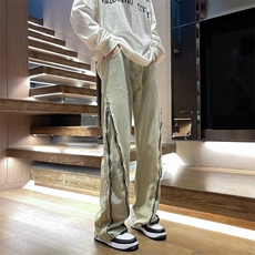 美式高街牛仔裤男潮牌个性显高休闲裤G185/P55，男装牛仔裤，电商D202-1