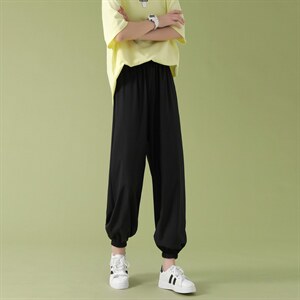 2023新款潮流休闲裤女百搭青年束脚运动裤 2027-特批20,女装休闲裤,星座718-1