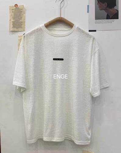 亚麻针织T恤，女装T恤，ENGE