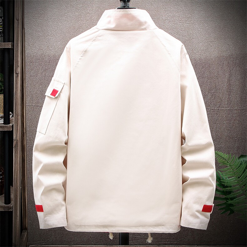 春秋季韩版帅气潮流男装上衣外套休闲百搭潮牌工装夹克JK29P45,男装夹克,电商B226-2（原B217-2）