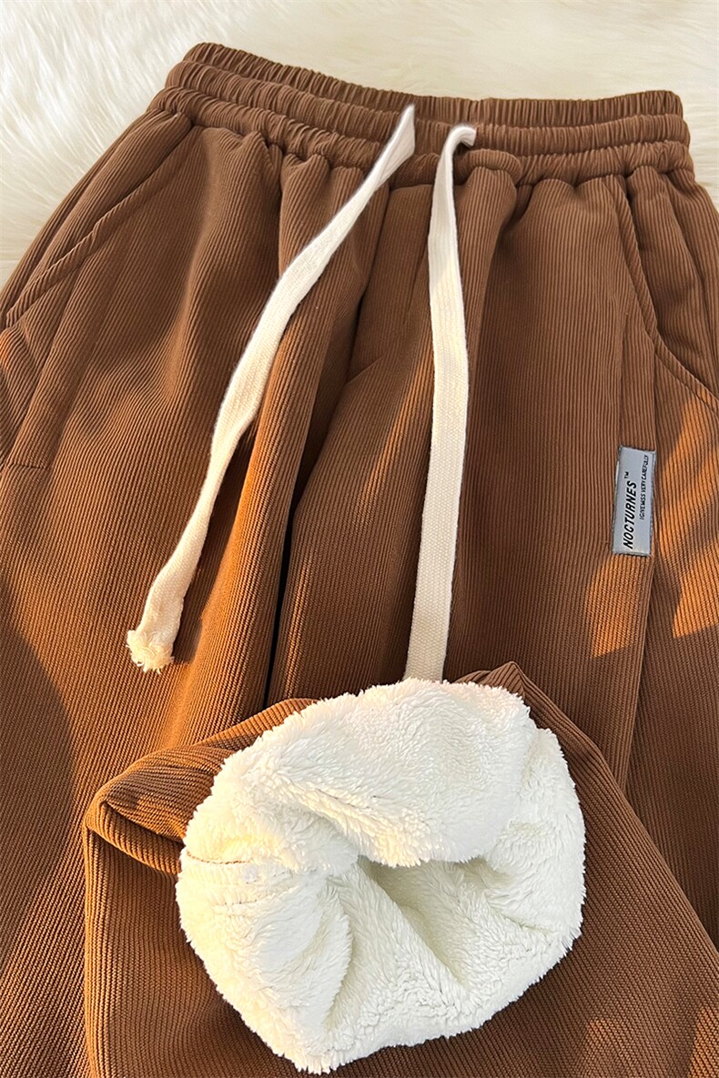 特价P23！！！雪尼尔羊羔绒加厚加绒卫裤欧棉绒大码运动裤男K945,男装休闲裤,电商D206-1