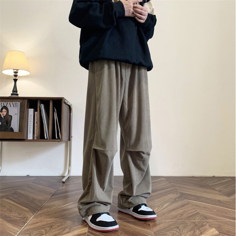 新款灯芯绒伞兵裤M~5XLXZ604-KG62-P45控58,男装休闲裤,星座604