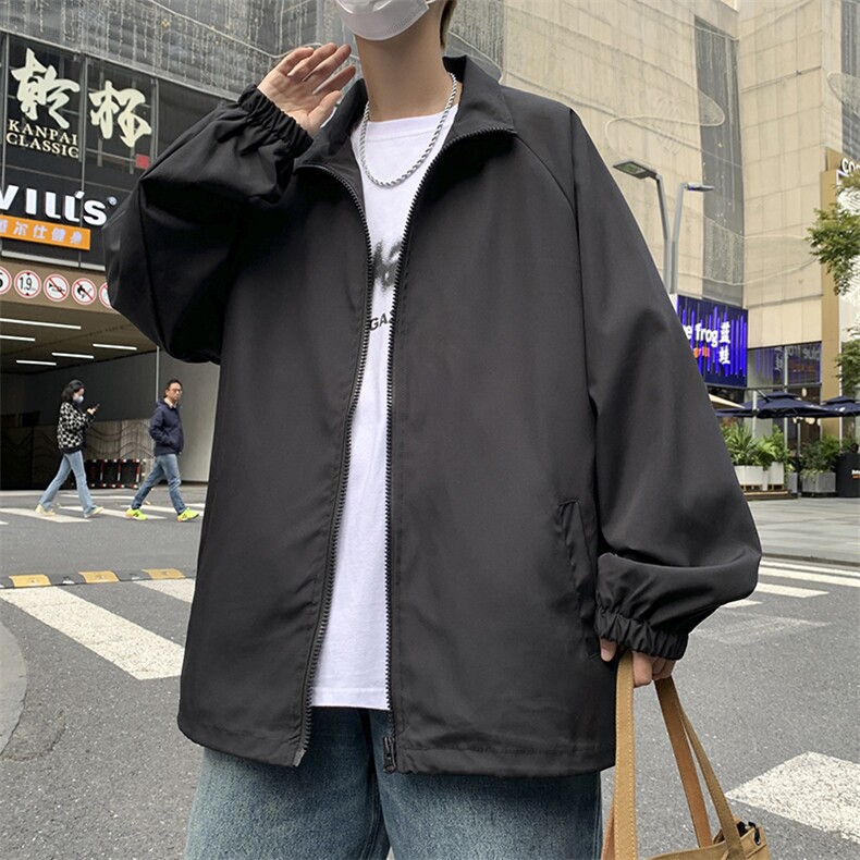 2023春季新大码宽松纯色男款潮流boy夹克J6200-P40,男装夹克,星座1115-1