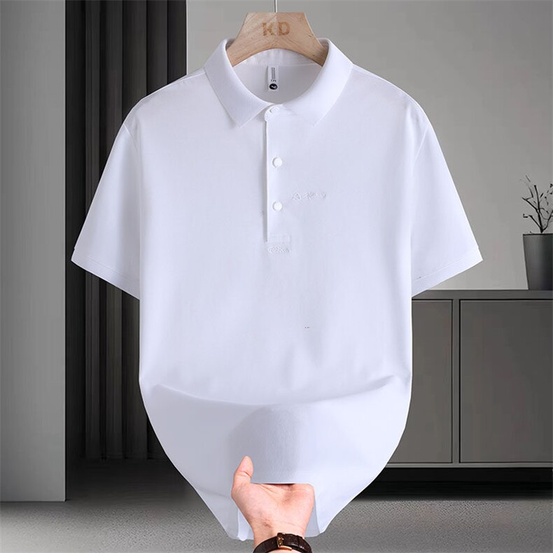 抖音直播夏季商务休闲简约百搭潮流翻领POLO衫短袖T恤2507P42，男装T恤，电商B226-2（原B217-2）