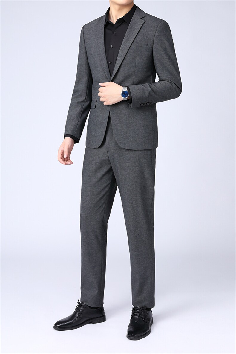 GDN5173四季款新款男士礼服西装修身商务休闲男装西服两件套装,男装西服套装,电商B360
