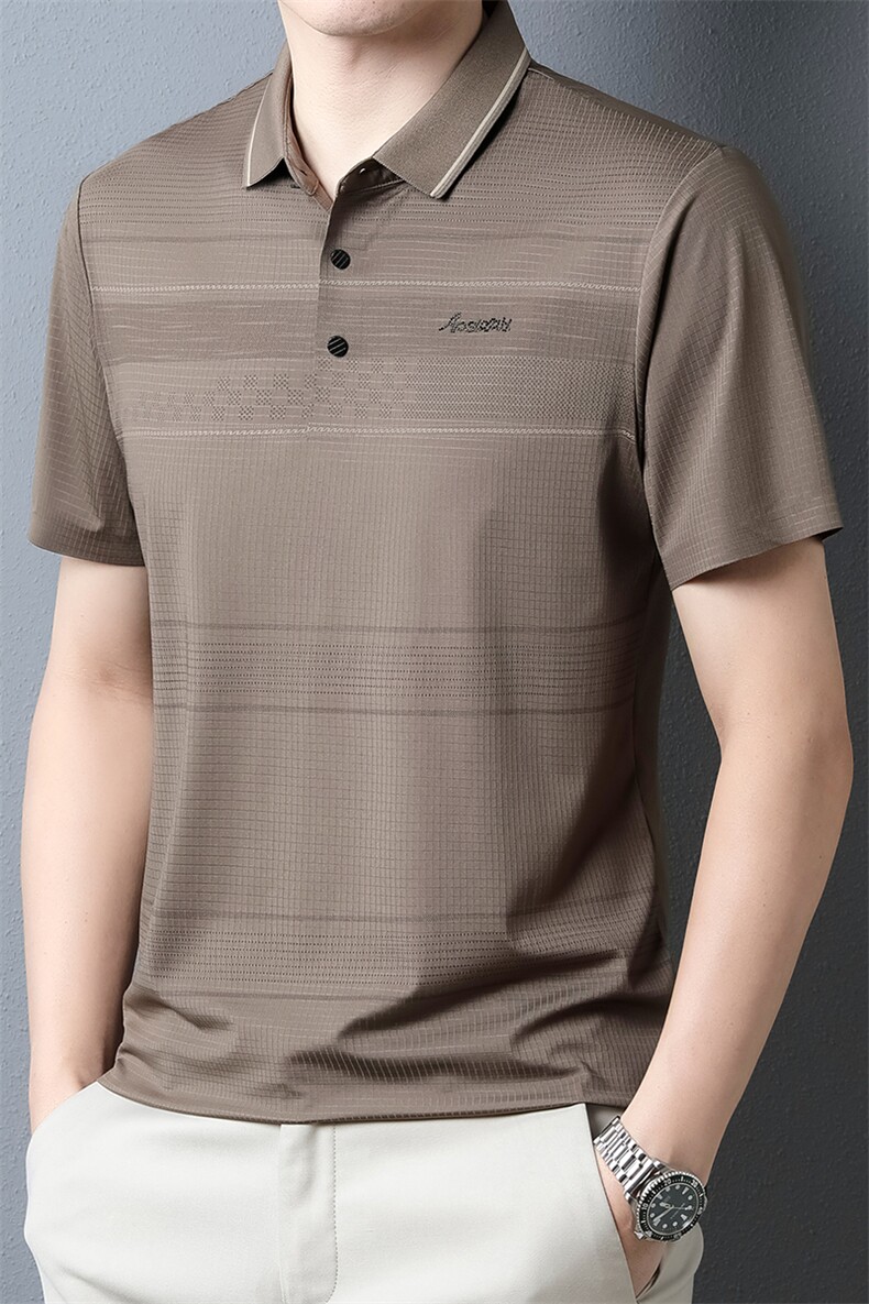 男式2023年夏季新款百搭无痕T恤男短袖商务休闲体恤男装,男装T恤,电商B360