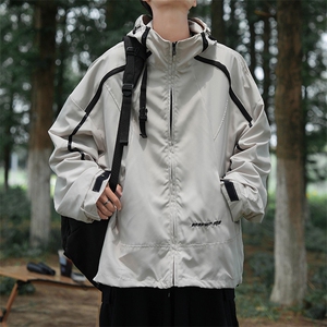 2023秋季户外登山防晒衣情侣装日系机能风冲锋衣外套男 W7781-P68图片