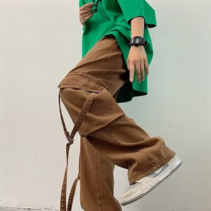 男Ins潮牌港风休闲工装裤CK154P36图片