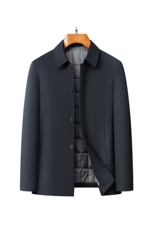 冬季棉衣中老年行政夹克翻领高品质棉服男士商务休闲外套M116-P92，男装夹克，星座310B-3