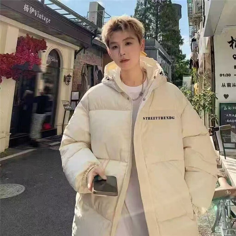 1506-1/M5911/P54克莱因蓝连帽棉服男字母印厚保暖外套潮牌,男装棉衣,星座1506-1