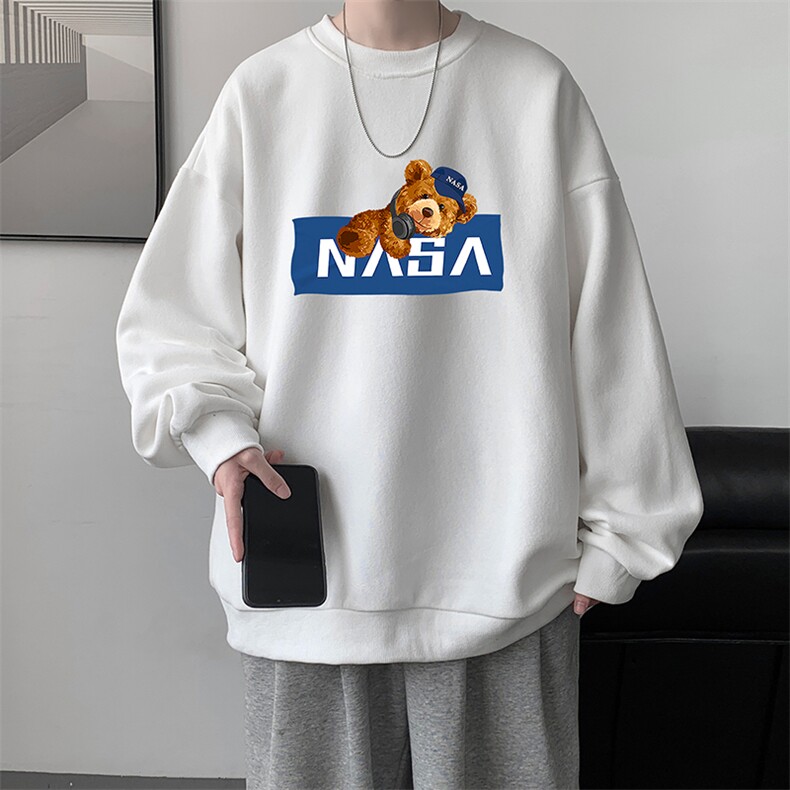 NASA 圆领卫衣男大码加厚加绒长袖t恤男S6247-P28 加绒款-P33图片
