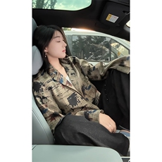 满印涂鸦印花西装外套男2025秋季新款宽松休闲西服-A2191P80控138，男装西服，电商B241