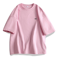 可设48小时发货支持抖音得物来样二开230克重磅美式短袖t恤MT403，男装T恤，电商A486-1