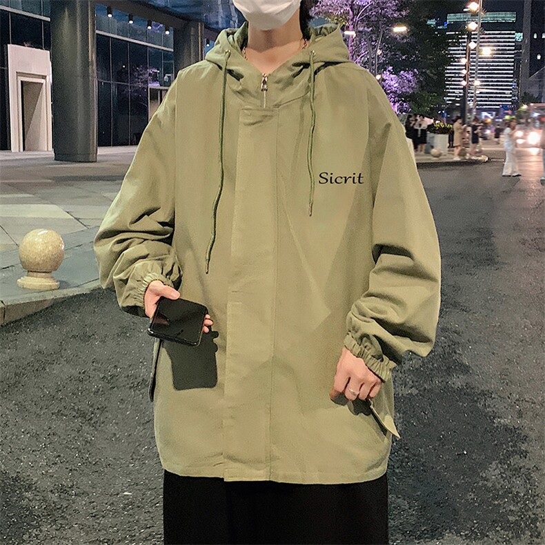 JK41098-P85加棉款-P115纯棉连帽夹克男士大码工装夹克男外套男,男装夹克,电商A040