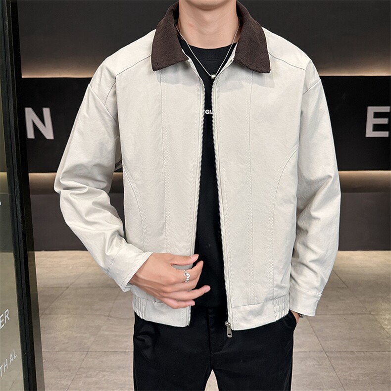 K612-P85秋装新款商务夹克外套秋新款休闲夹克男士时尚宽松外套,男装夹克,星座507A（原星座306B-2）