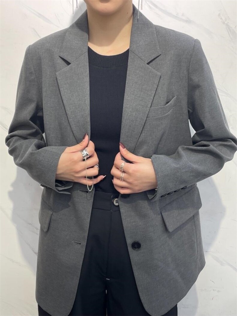春装，简约干练气质西装外套，女装西装，AZ
