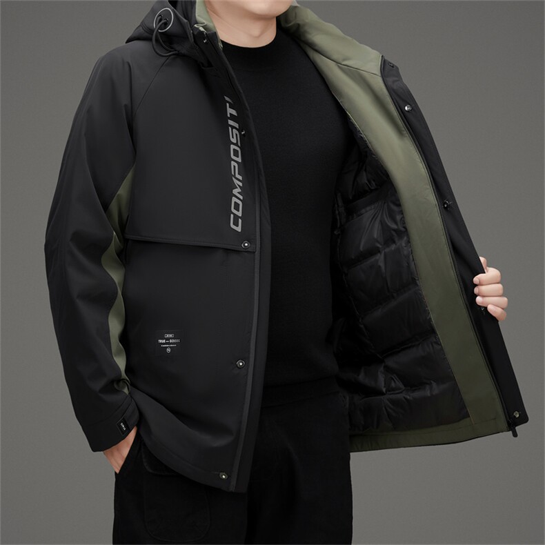 新款男士羽绒服短款冬装外套休闲户外冲锋衣加厚MJ9555-P243,男装羽绒服,星座1105-3
