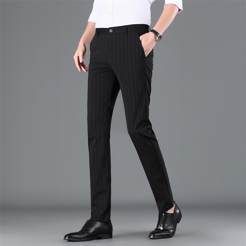 BL210钱塘2020-2夏季数据好男士竖条纹休闲薄款长裤精品P58,男装休闲裤,钱塘207-2