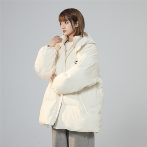 2025连帽羽绒棉服中性潮流港风宽松美式女生痞帅重磅M877-TP95图片