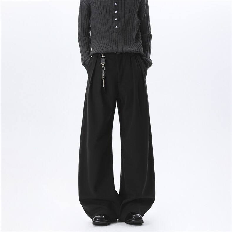 现货重磅450G毛呢西裤老钱裤子休闲裤A014-DY26003-特P55控98，男装西裤，电商A014